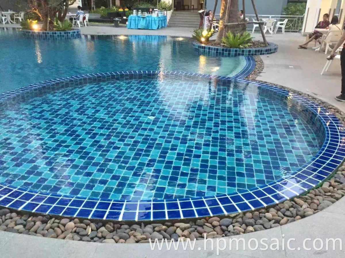 pool mosaic crystal tile